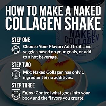 NAKED nutrition Naked Collagen - Collagen Peptides Protein Powder, 60 Servings Pasture-Raised, Gr... | Amazon (US)
