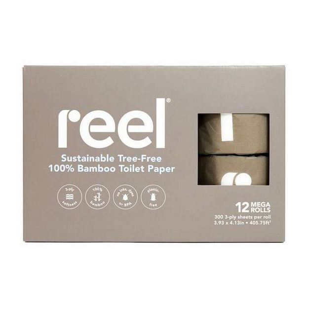 Reel Paper Premium Bamboo Toilet Paper - 12 Rolls | Target