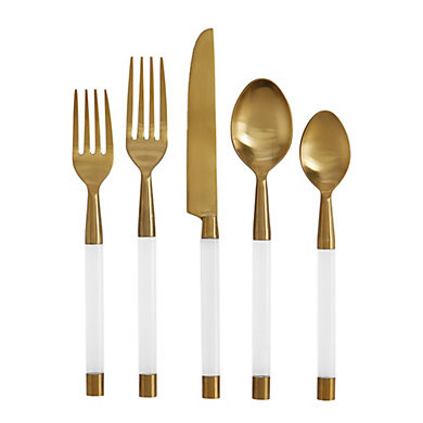 Clarissa Acrylic 20-Piece Flatware Set | Ballard Designs, Inc.