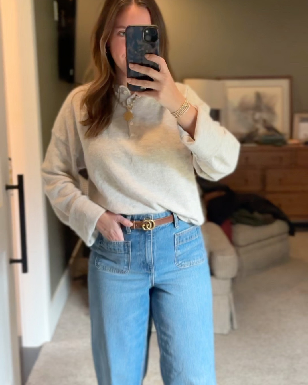 My Walmart jeans that are perfect for fall fits 🫶🏼

Sized down in these to a 6. I’m 5’8 so perfect for taller girls  