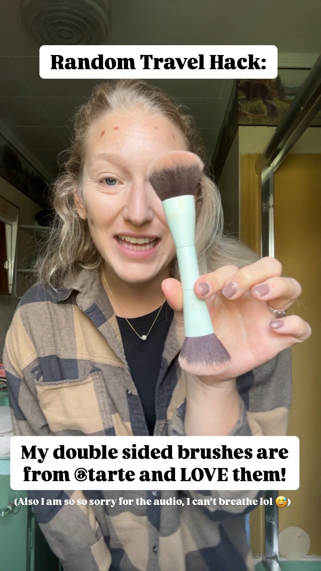 Random travel hack: bring double sided makeup brushes to save space 🙌🏼✨

My brush is from Tarte and is super soft and blends makeup out perfectly! I have had it for a couple of years now and it’s holding up perfectly!! 🫶🏼

#LTKBeauty #LTKFindsUnder50 #LTKTravel