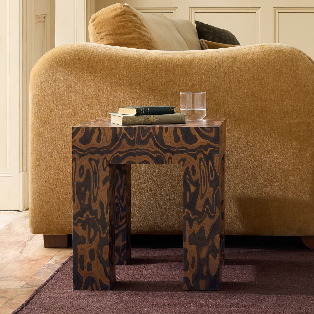 Pierce & Ward Novelty Burl Side Table (16") | West Elm (US)