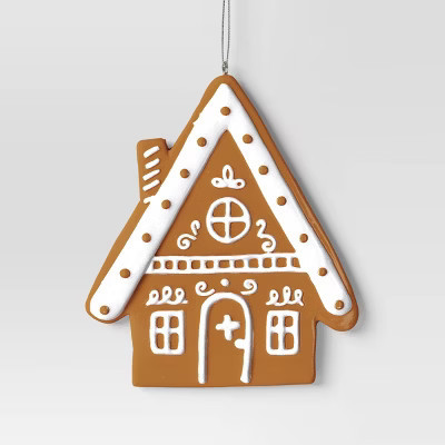 4.5" Christmas Clay Dough Gingerbread House Ornament - Wondershop™ | Target