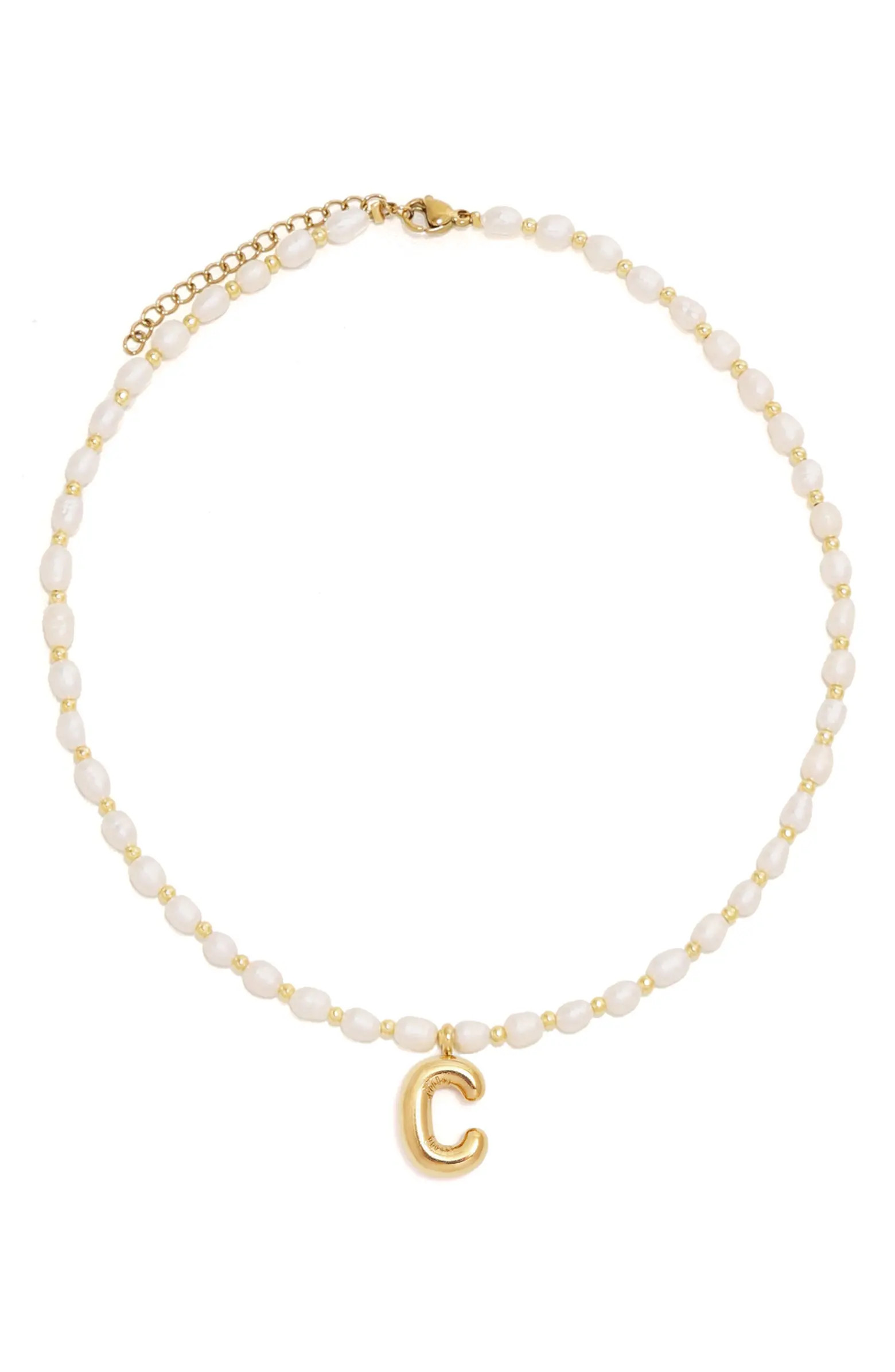 Dainty Initial Pendant Necklace | Nordstrom