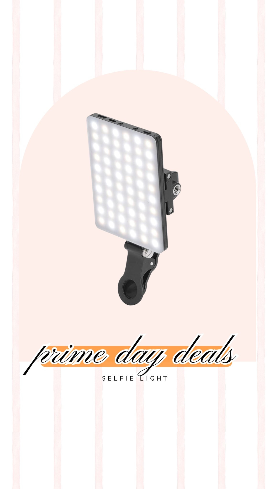 This light is the best if you’re on FaceTime or taking pictures! 

Selfie light, Amazon prime days, prime days deals 

#LTKFindsUnder100 #LTKSaleAlert