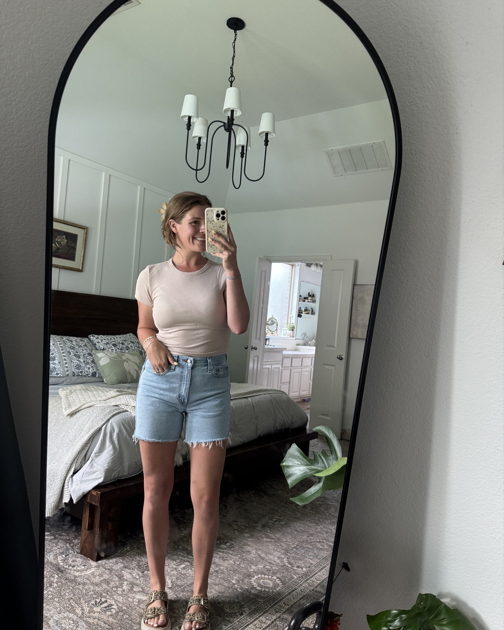 Walmart men’s jeans that I cut! And love this ribbed tee so much! 

#LTKSeasonal #LTKSummerEdit