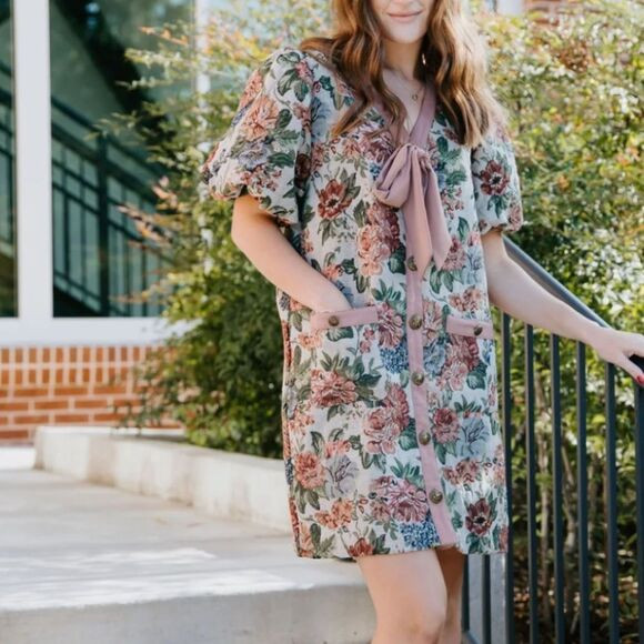 Entro Vintage Elegance Dress size Large | Poshmark