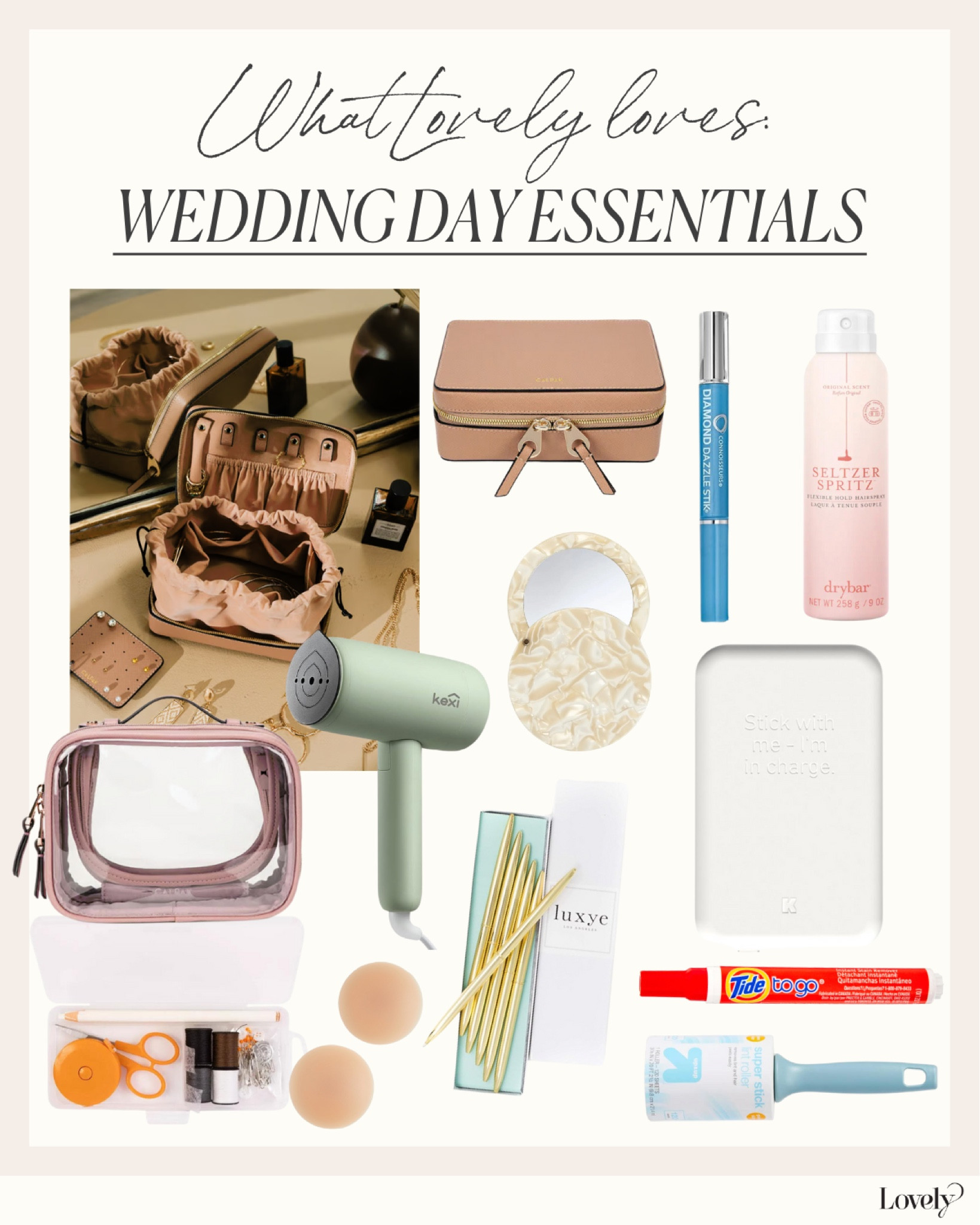 Add to cart ✨ From a steamer to a portable phone charger, these are some of our must-have wedding day essentials. 

Wedding steamer, steamer, wedding essentials

#LTKwedding