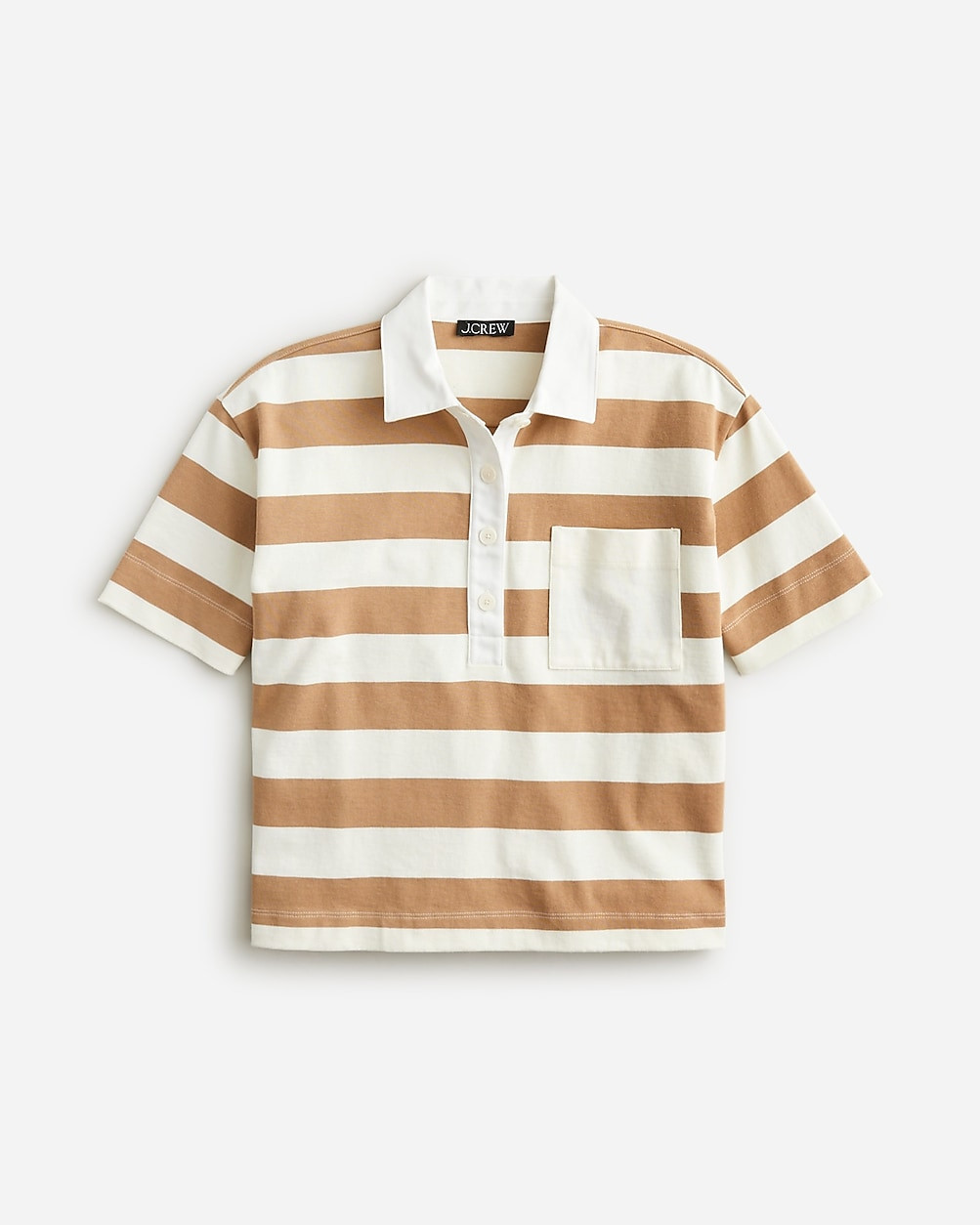Polo T-shirt in stripe mariner cotton | J. Crew US