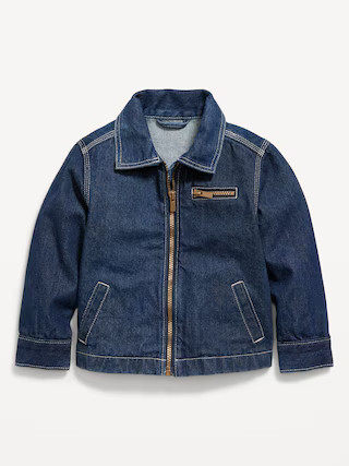 Full-Zip Jean Barn Coat for Toddler Boys | Old Navy | Old Navy (US)