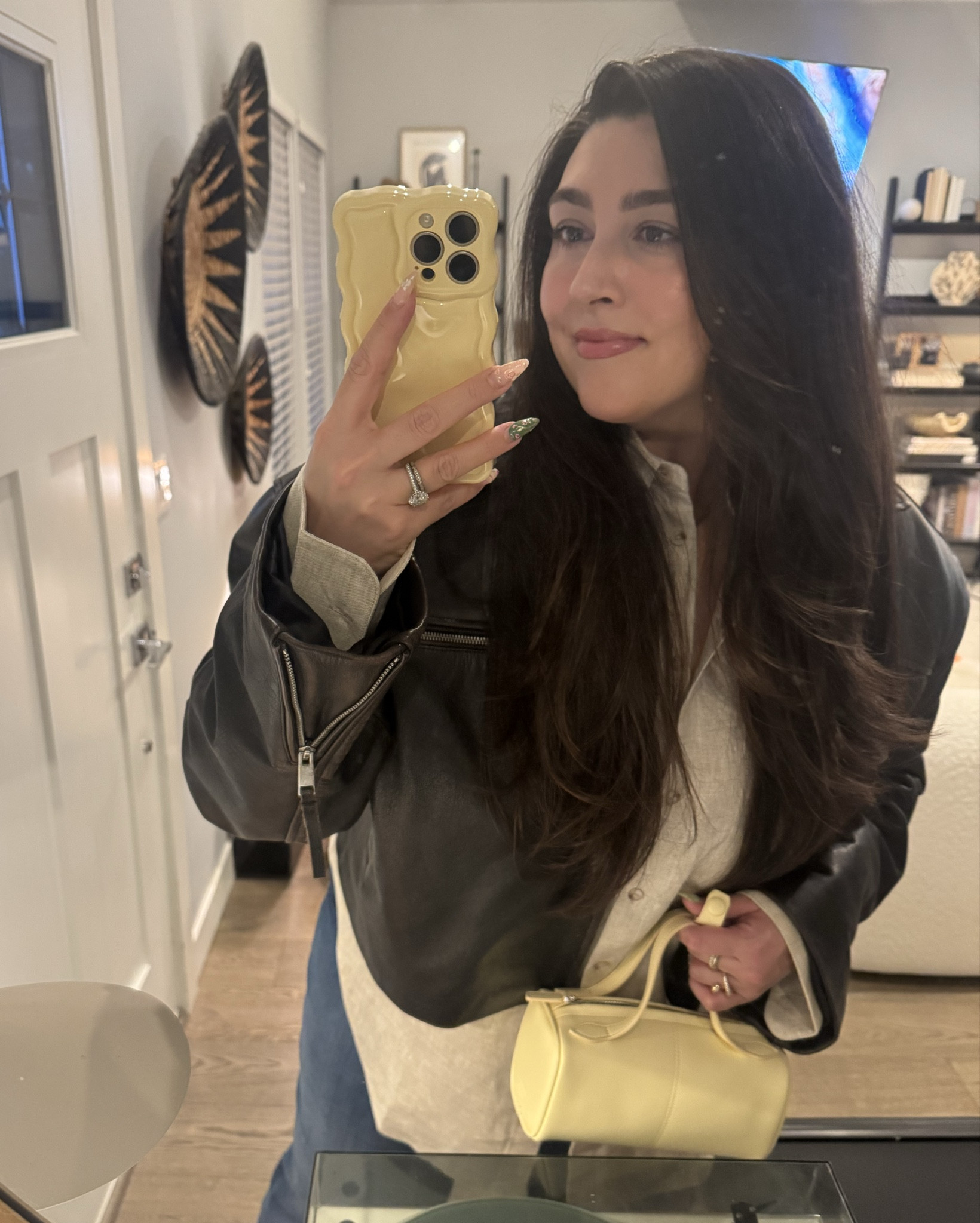 Ok, reminder to clean my mirror tomorrow 😏 but also, threw a fit together for a sushi date with hubby! 🍣🍶🍱 The Fit + Flares are giving me flashbacks…🙃 #springoutfit #datenight 

#LTKootd #LTKSeasonal #LTKdayinmylife