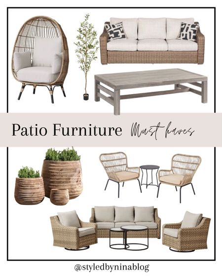 Spring patio furniture - patio inspiration - outdoor patio design - outdoor couch - patio couch - patio furniture - home decor - outdoor plants - faux plant - fake plants - walmart home - walmart furniture - walmart patio - bohemian decor - rattan patio furniture - rattan chairs - egg chairs - egg chair dupes - modern decor - outdoor coffee table - patio sofa - patio furniture set - table set - wicker chair - wicker patio set - summer - target home - target patio - marshall’s - home goods - world market furniture - overstock furniture sale - plant holders - plant baskets - apartment patio furniture - pool furniture - daily deals - walmart outdoor furniture - walmart sale - target style - target home - target furniture - target patio - pottery barn dupes 

#walmart #target #overstock #homegoods #wayfair #outdoor #furniture #home #patio #deck #pool #couches #chairs 

#LTKhome #LTKSeasonal #LTKsalealert