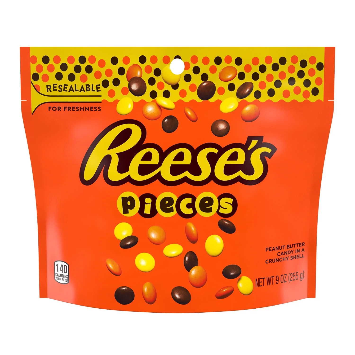 REESE'S PIECES Peanut Butter in a Crunchy Shell Candy Bag, 9 oz | Walmart (US)