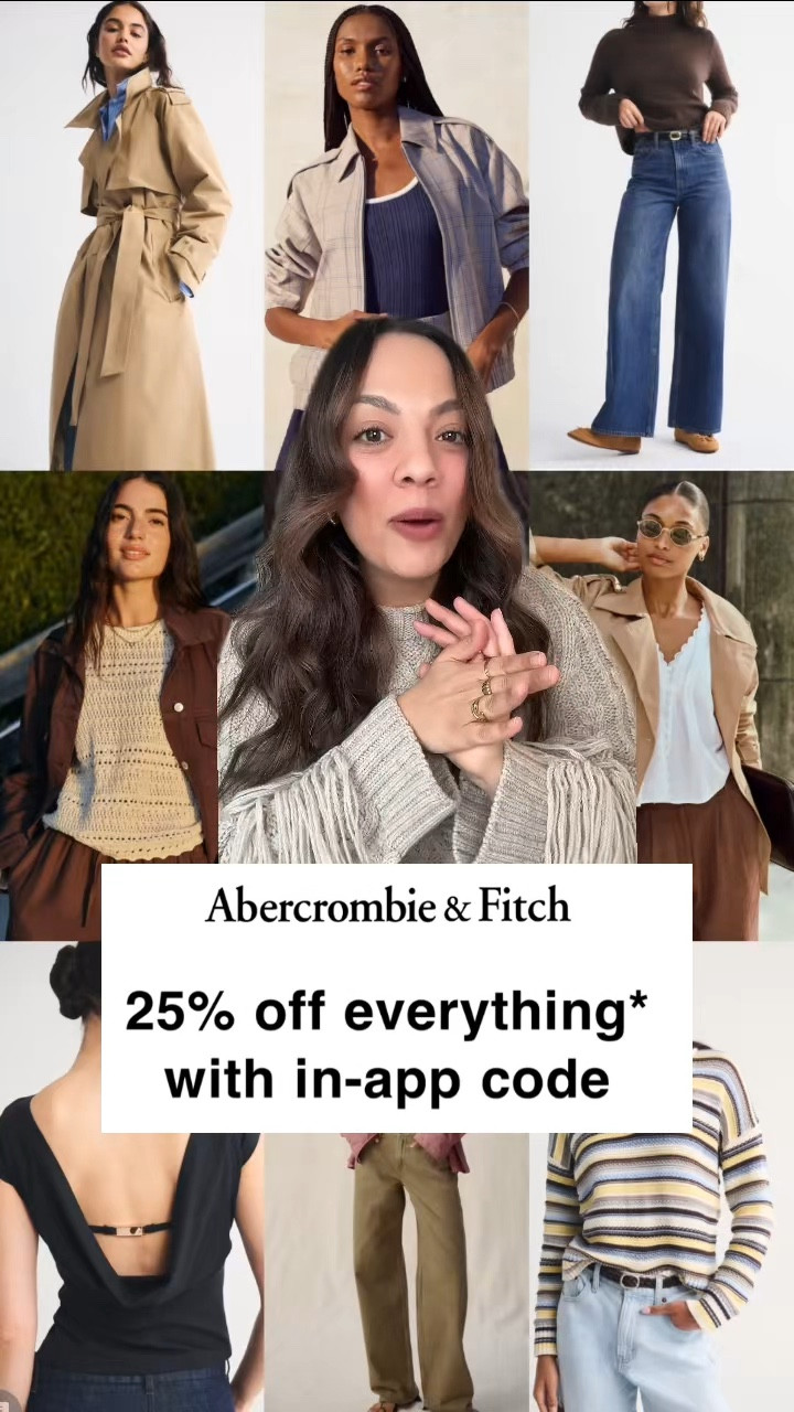 Abercrombie 25% off sale! Use code AFLTK for an additional 25% off your purchase!

Abercrombie, spring sale, denim, jeans, wide leg, jeans, white jeans, trousers, barrel, leg trousers, trenchcoat, cropped, trenchcoat, spring jacket, bomber jacket, graphic T-shirt, bathing suit, swimwear, swimsuit, athletic wear, workout dress  

#LTKjeans #LTKsale #LTKstyletip