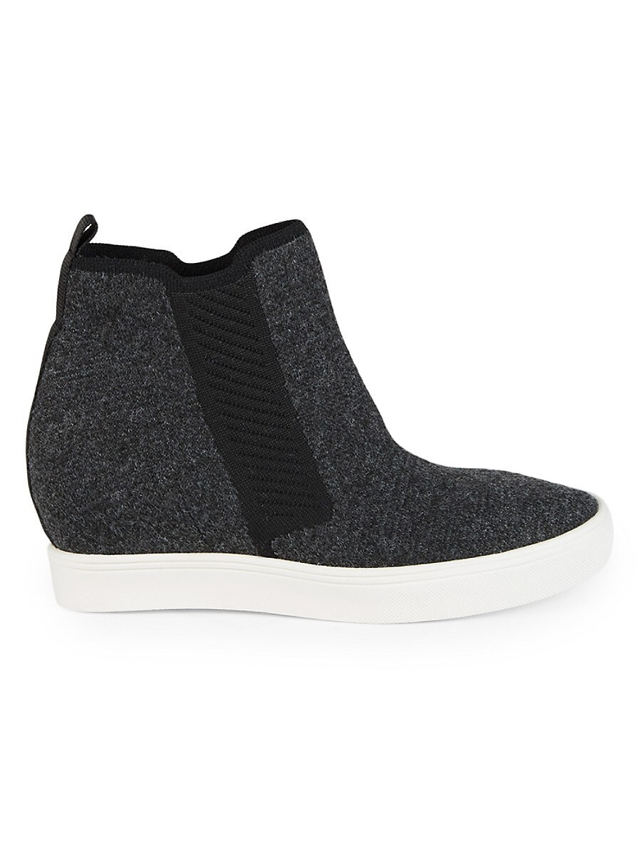 MIA Women's Kloey Slip-On Wedge Booties - Black - Size 7 | Saks Fifth Avenue OFF 5TH