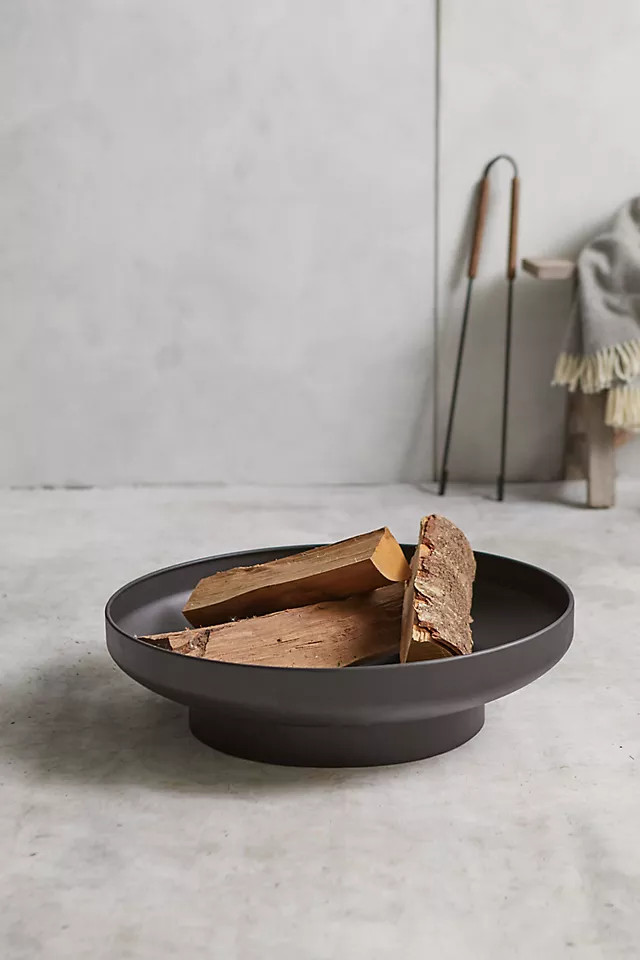 Low Bowl Footed Iron Fire Pit | Anthropologie (US)