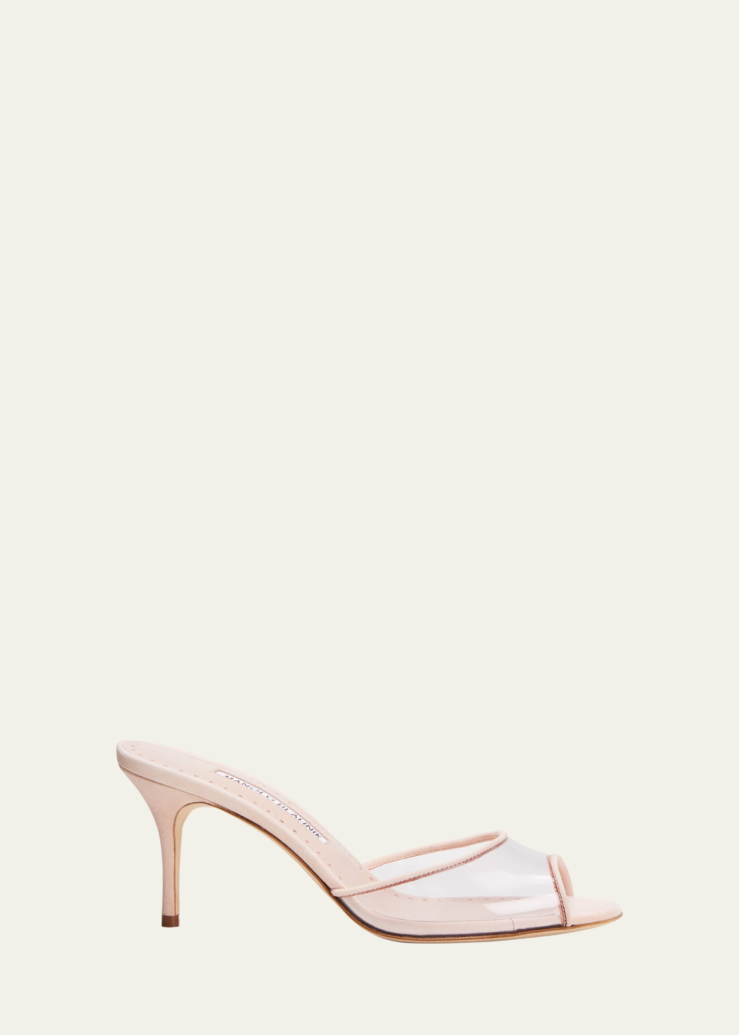 Manolo Blahnik Jadifa Clear Stiletto Mule Sandals | Bergdorf Goodman