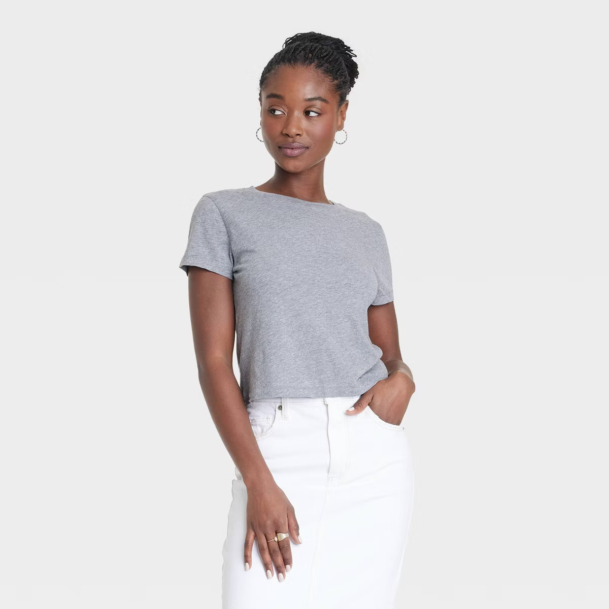 Women's Shrunken Short Sleeve T-Shirt - Universal Thread™ | Target