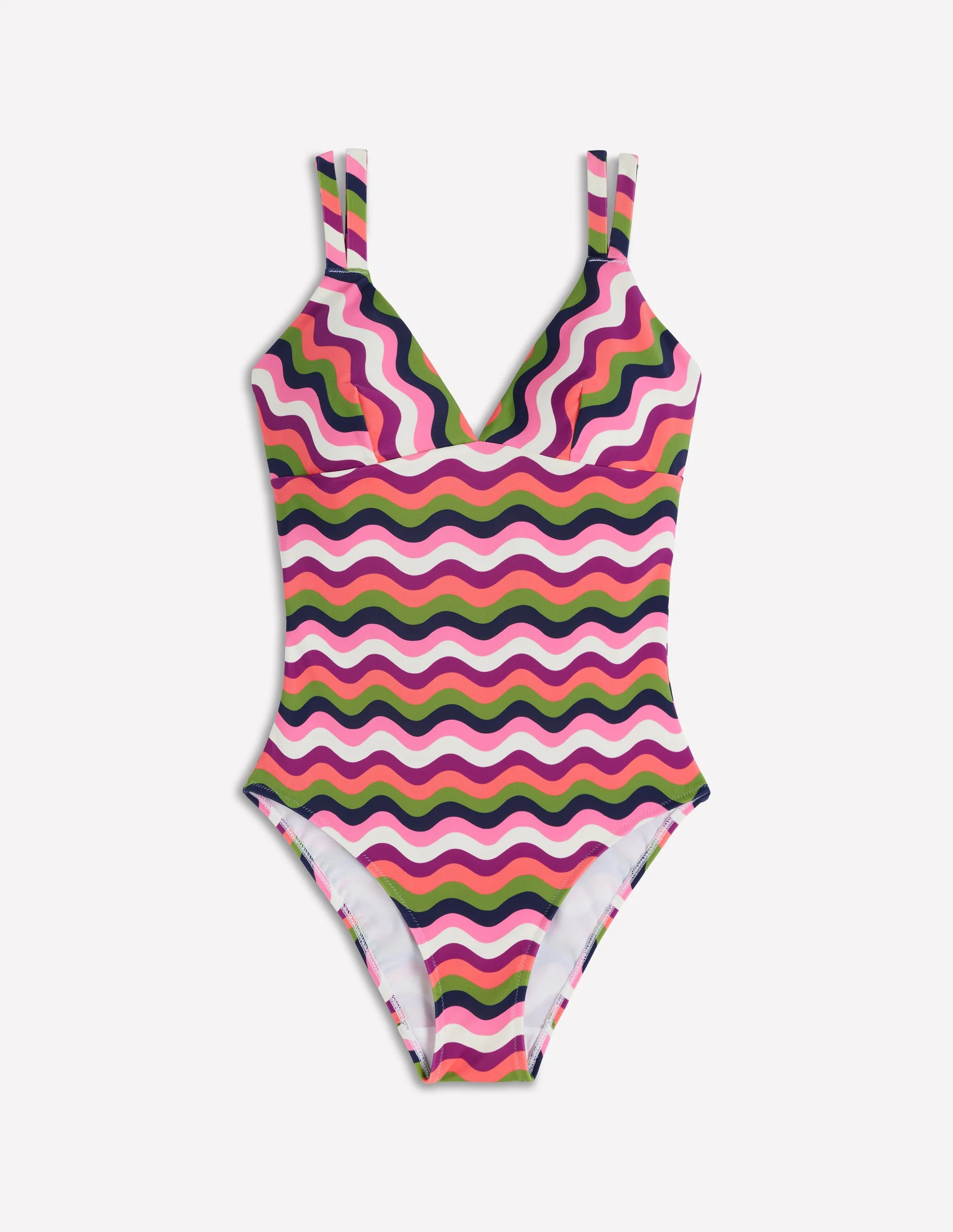 Arles Swimsuit-Multi, Wavy Stripe | Boden (US)