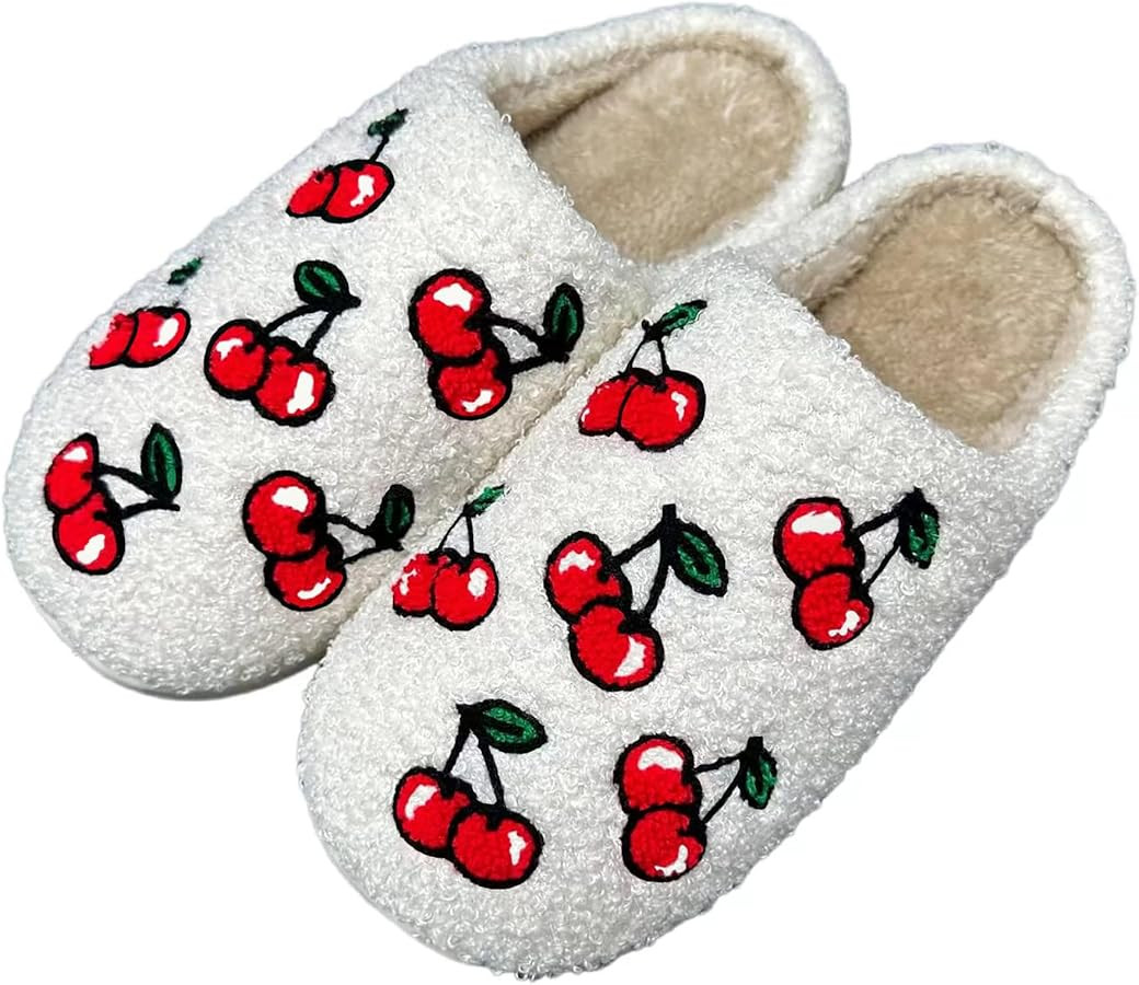 Women's Men's Evil Eyes Slippers Winter Fuzzy Memory Foam Fluffy Warm House Shoes | Amazon (US)