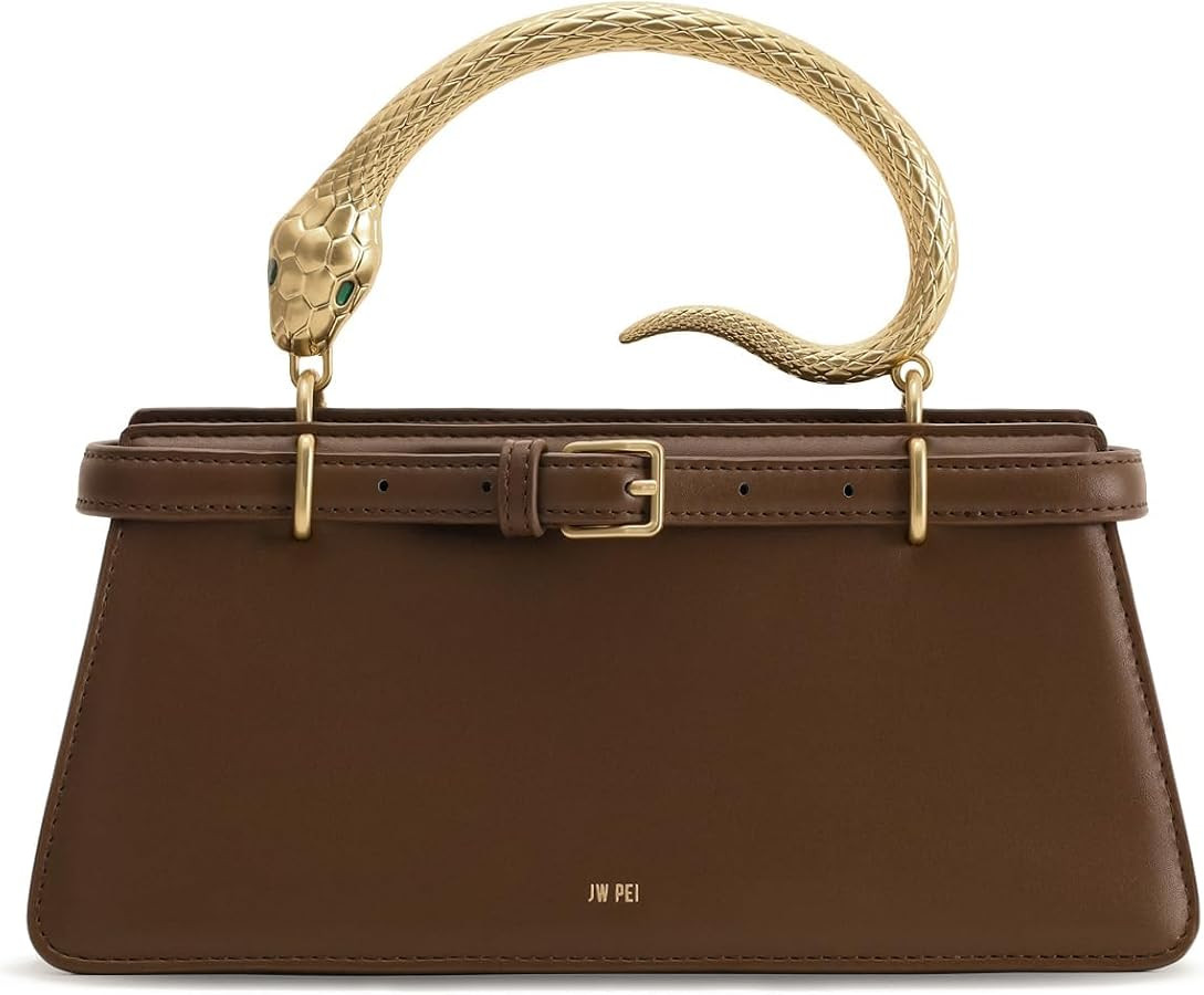 JW PEI Women's Elena Snake Handle Top Handle Bag | Amazon (US)