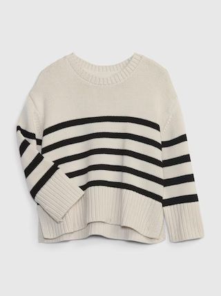 Toddler 24/7 Split-Hem Stripe Sweater | Gap (US)