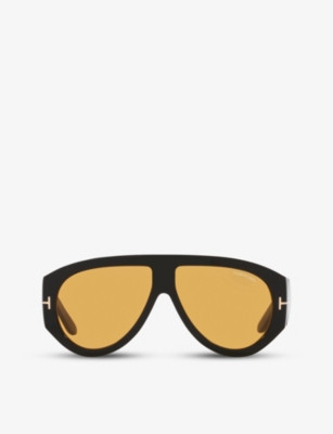 FT1044 Bronson pilot-frame acetate sunglasses | Selfridges