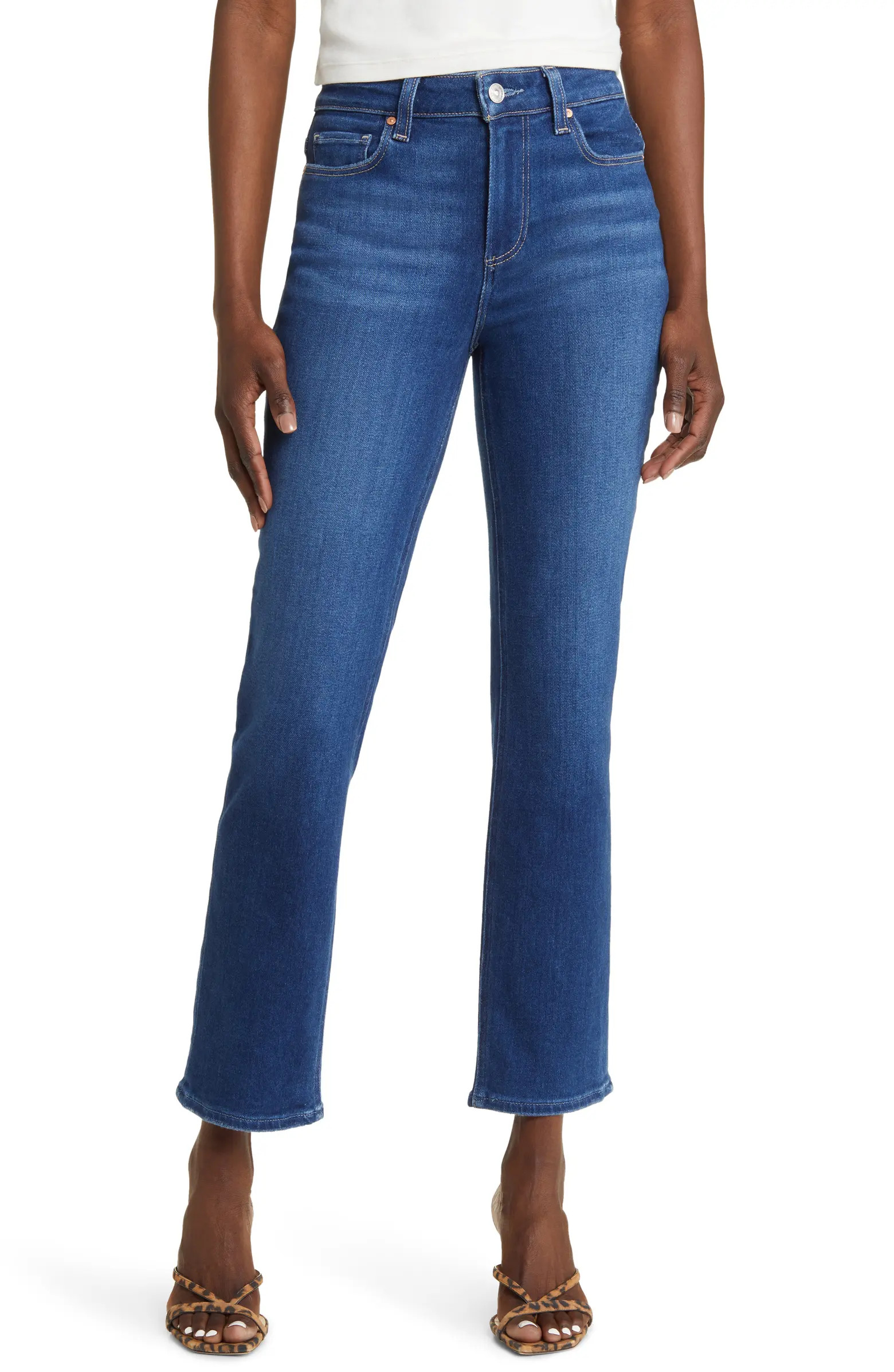 Cindy High Waist Ankle Straight Leg Jeans | Nordstrom