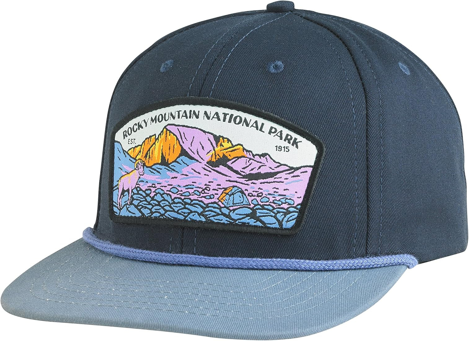 Sendero Provisions Co. Rocky Mountain National Park Rope Hat Midnight Navy/Slate Adjustable Snapb... | Amazon (US)
