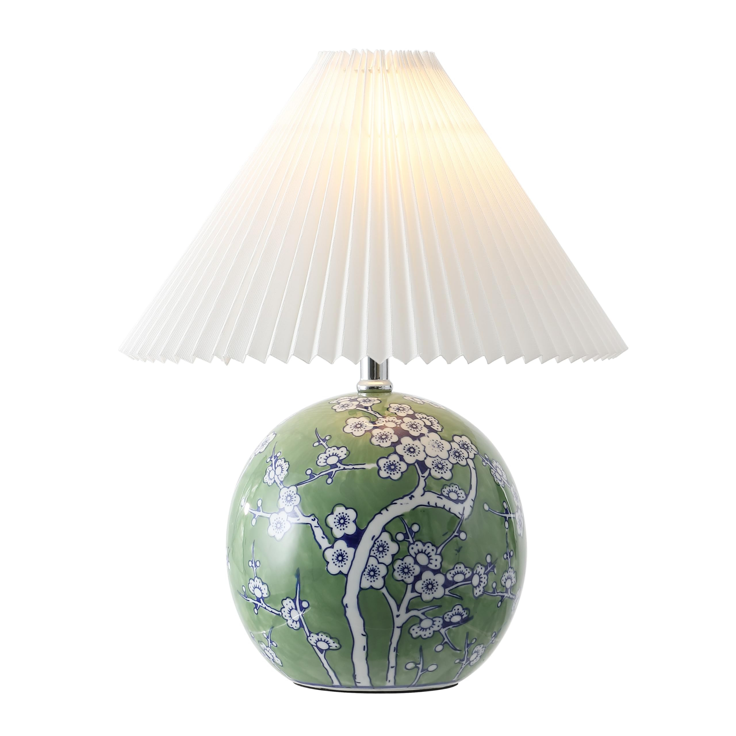 JONATHAN Y JYL5056A Shishen 19.5" Cottage Classic Chinoiserie Ceramic Orb LED Table Lamp with Ple... | Amazon (US)