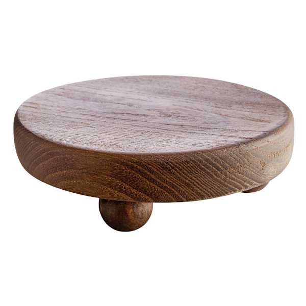 Brown Wooden Riser, 8", sold by At Home | At Home
