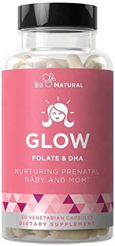 Glow Prenatal Vitamins + Folate & DHA – Nurturing Pregnancy Multivitamin for Healthy Baby and M... | Amazon (US)