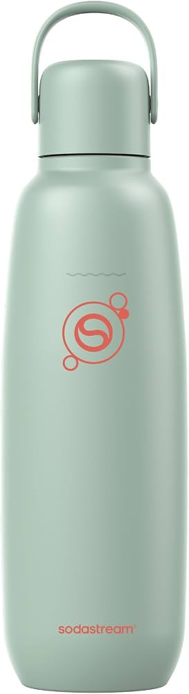 SodaStream Fizz & Go Cool, Stainless Steel Carbonated Water Bottle 0.9L, Insulated Metal Bottle f... | Amazon (UK)