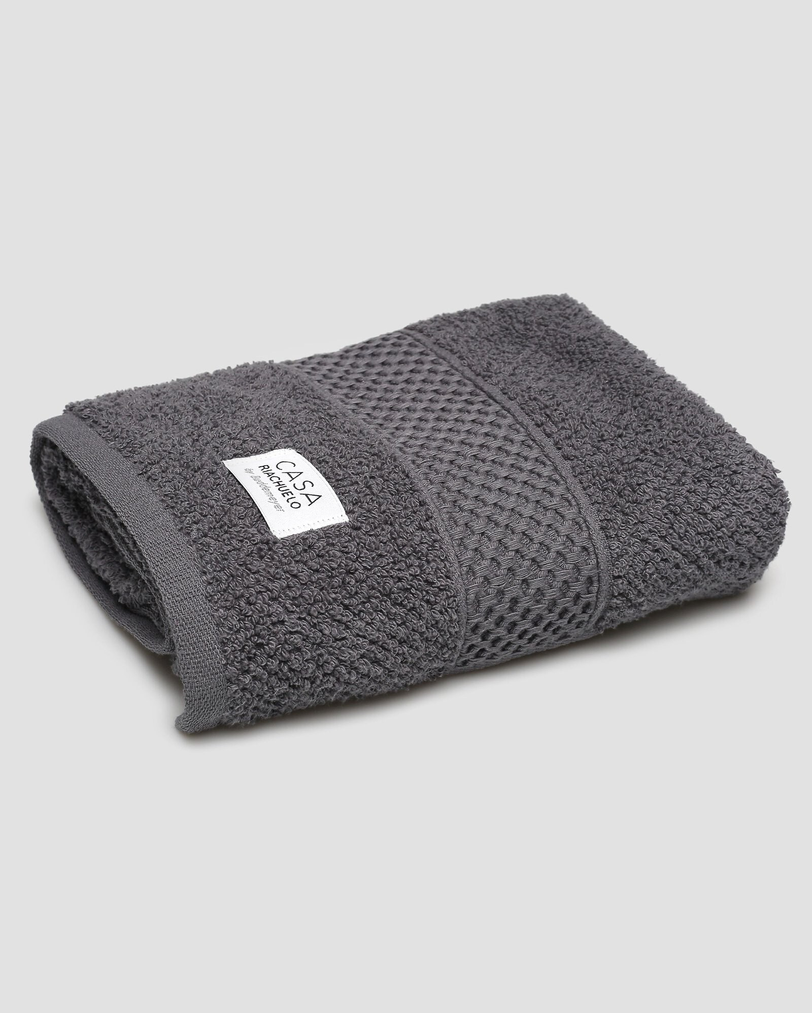 Toalha de rosto Abely cinza | Buddemeyer | Riachuelo (BR)