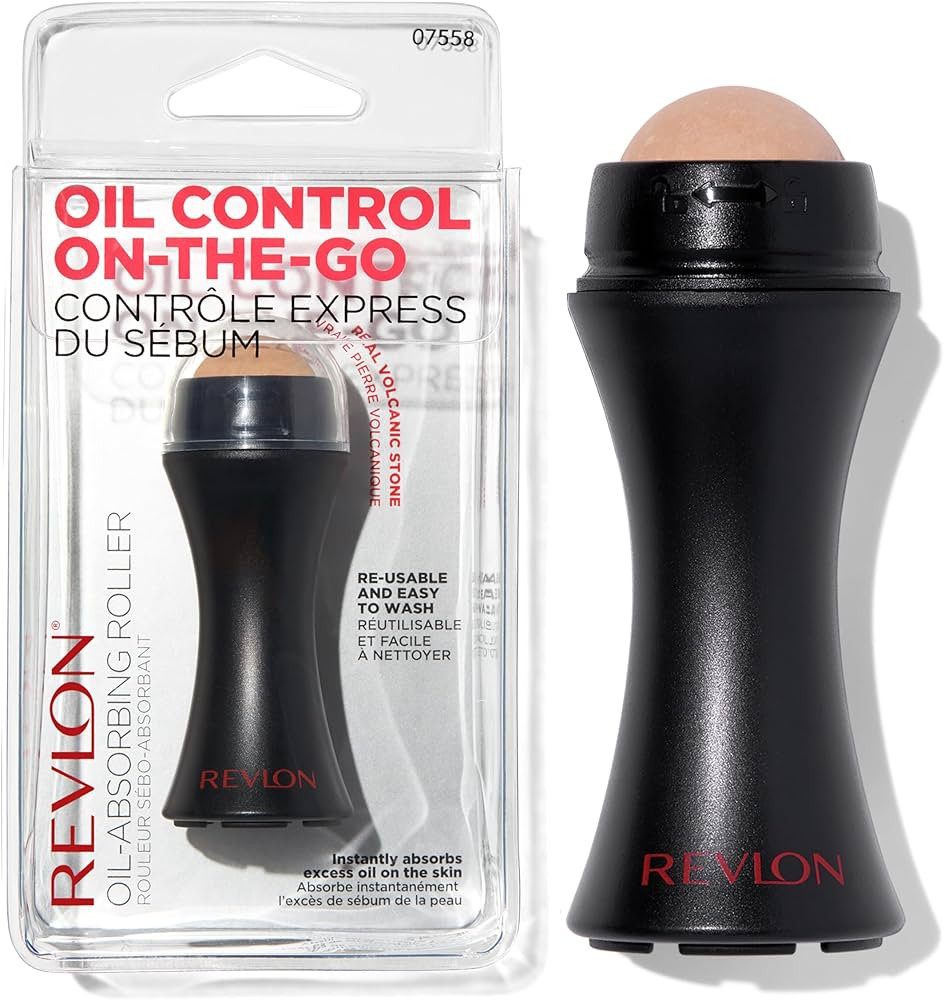 Revlon Face Roller, Oily Skin Control for Makeup, Oil Absorbing, Volcanic Reusable Facial Skincar... | Amazon (US)