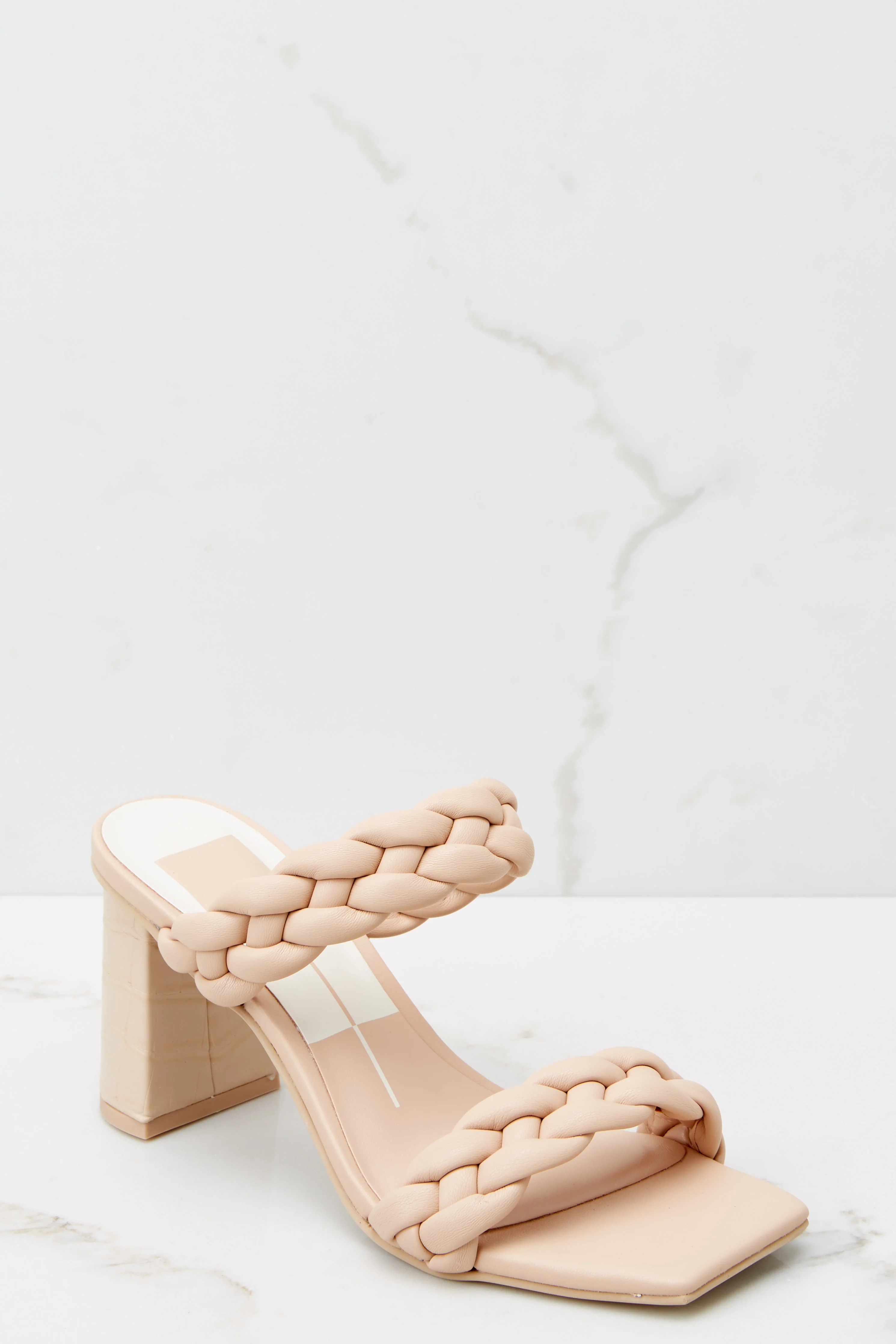 Paily Cream Heels | Red Dress 