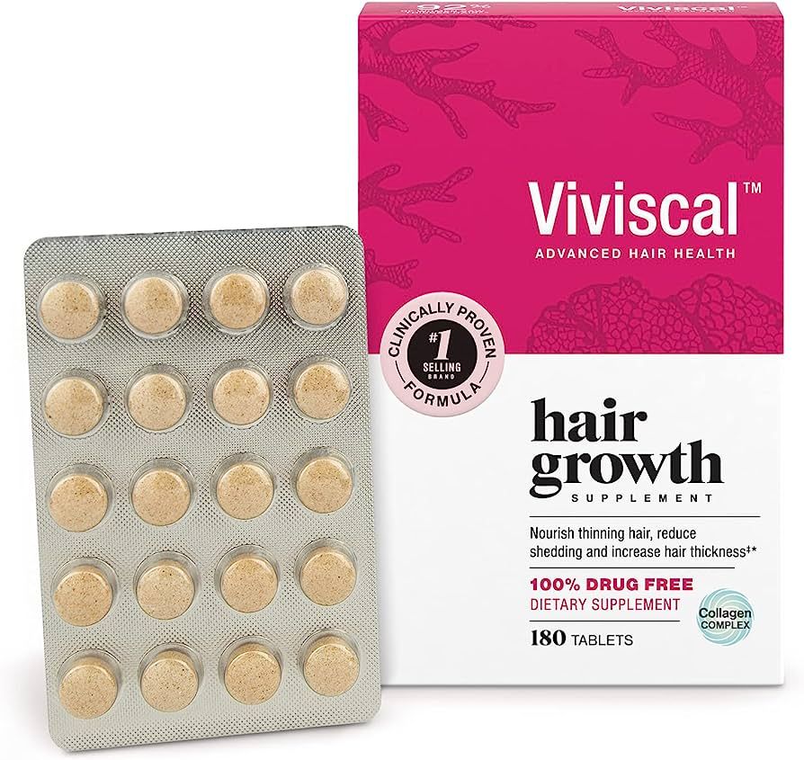 Viviscal Hair Growth Supplements for Women, Clinically Proven Hair Growth Product with Proprietar... | Amazon (US)