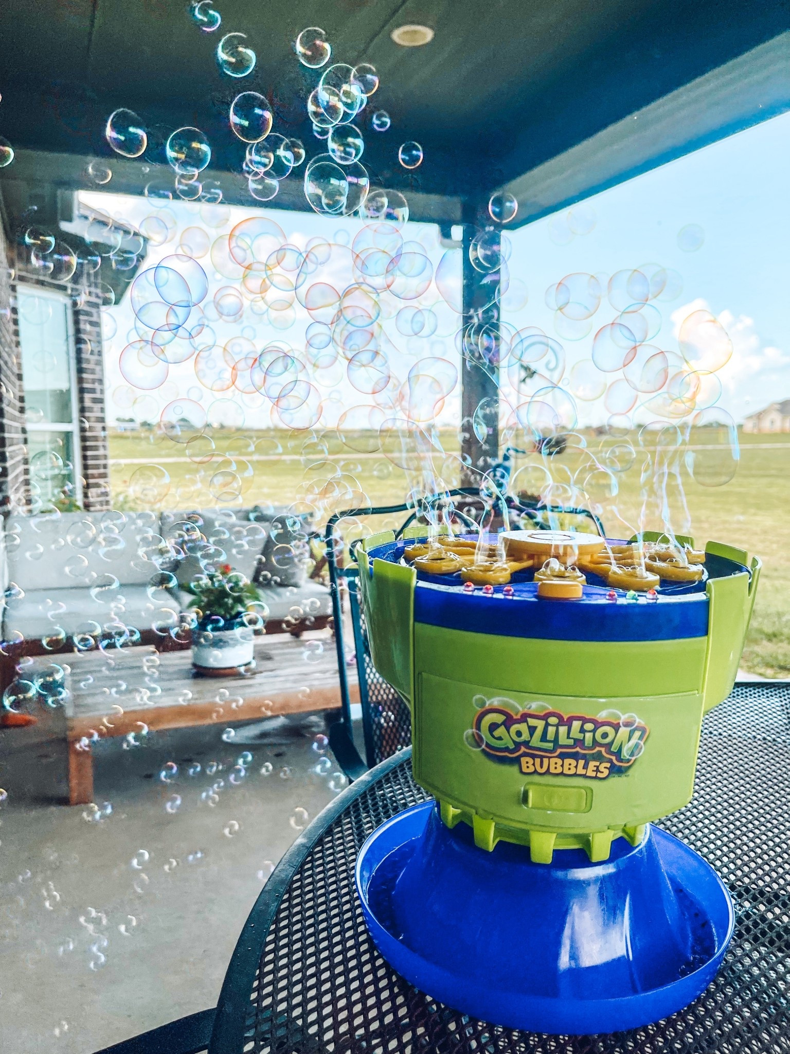 If your little one loves bubbles, this is by far THE coolest bubble machine EVER! Soooo many bubbles at once! It’s also rechargeable. The kids go crazy for this thing!! 

#LTKFindsUnder50 #LTKKids #LTKSeasonal