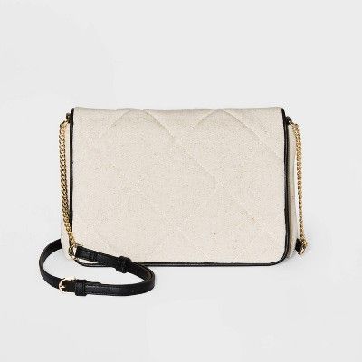 Square Woven Crossbody Bag - A New Day™ White | Target