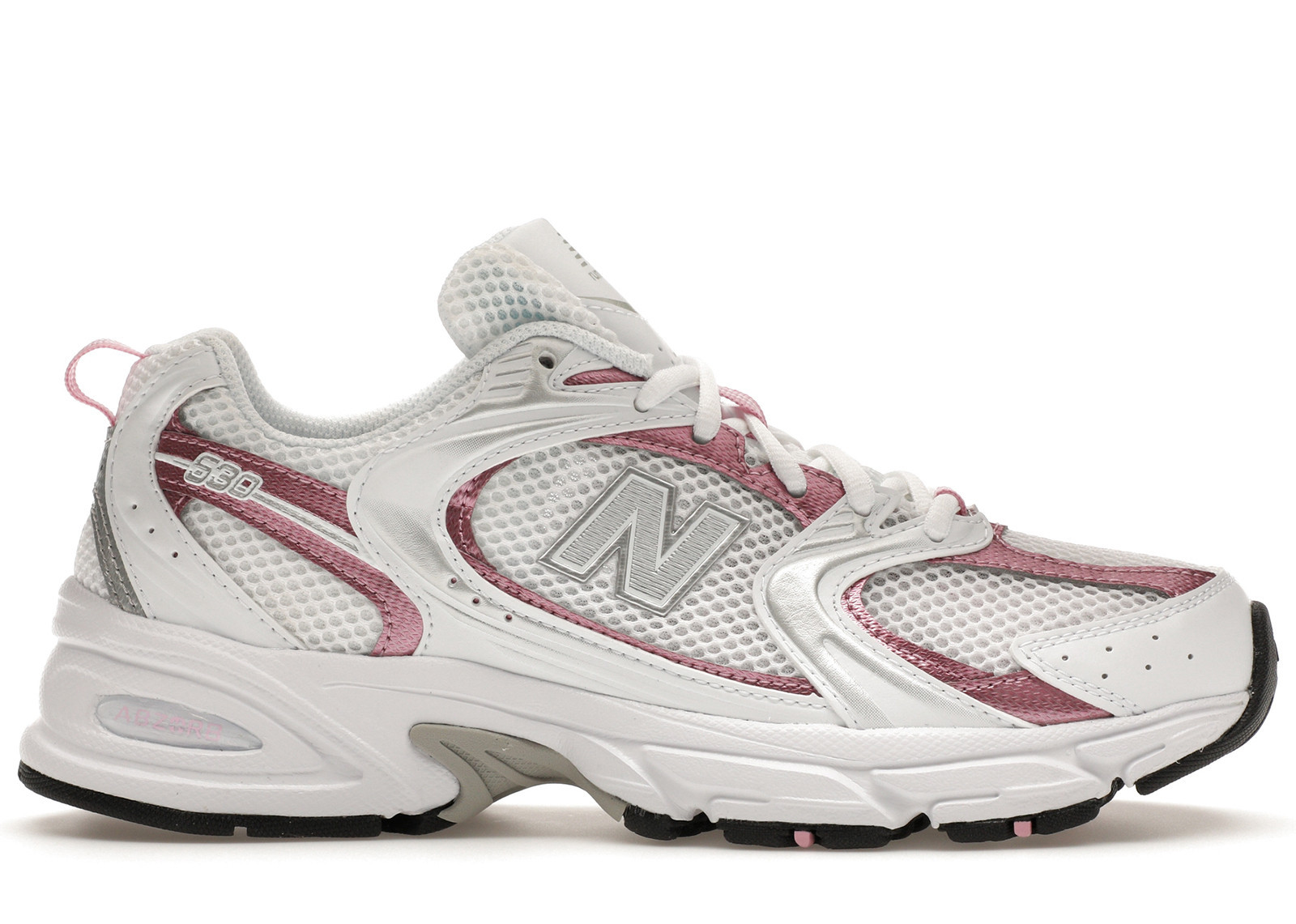 Men's New Balance 530 Sneakers in White/Pink Sugar/Silver Metallic | StockX