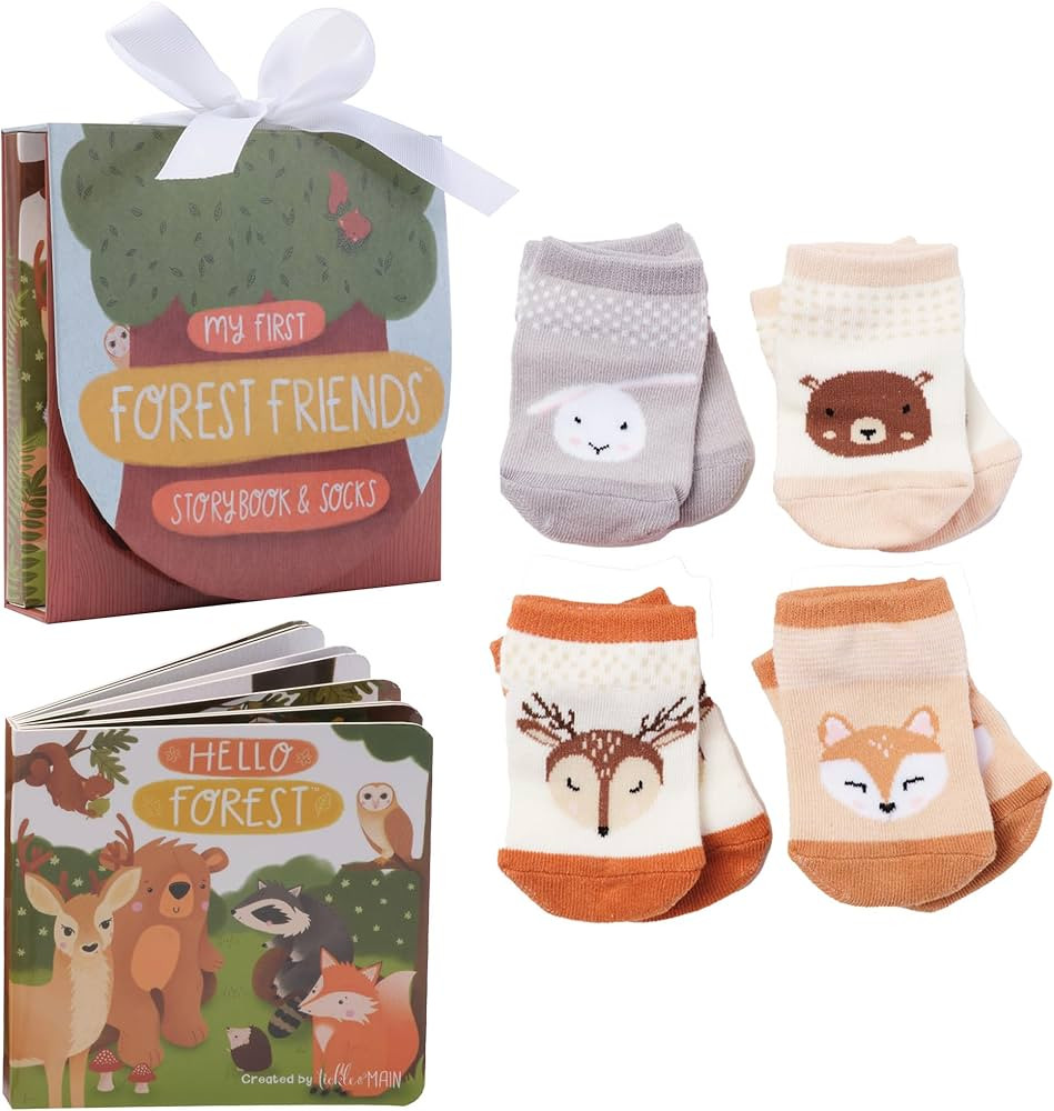 Tickle & Main Woodland Forest Friends, 5-Piece Gift Set for Infants 0-12 Months, Includes Storybo... | Amazon (US)