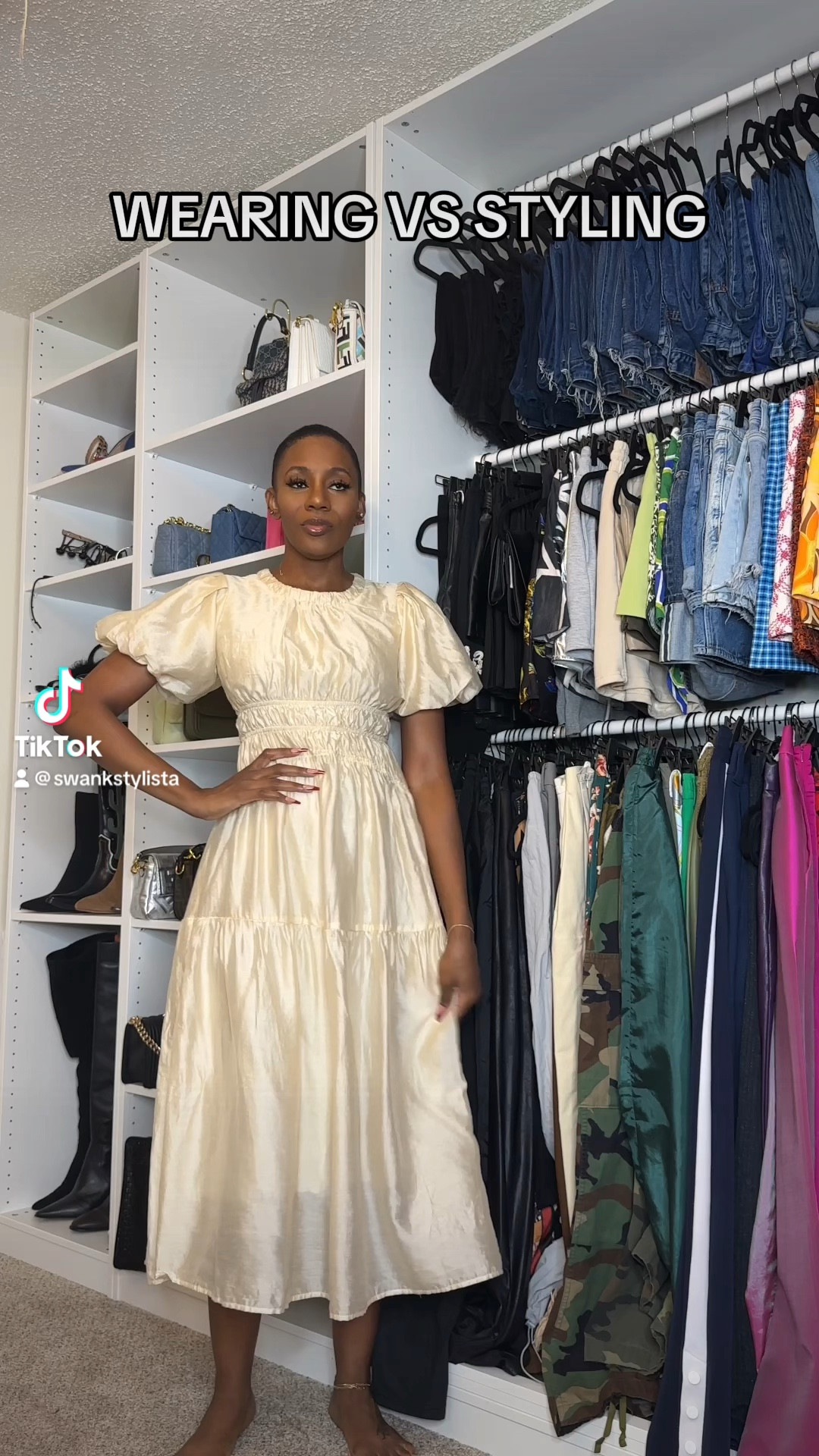 Wearing your clothes vs styling them is a huge difference. 