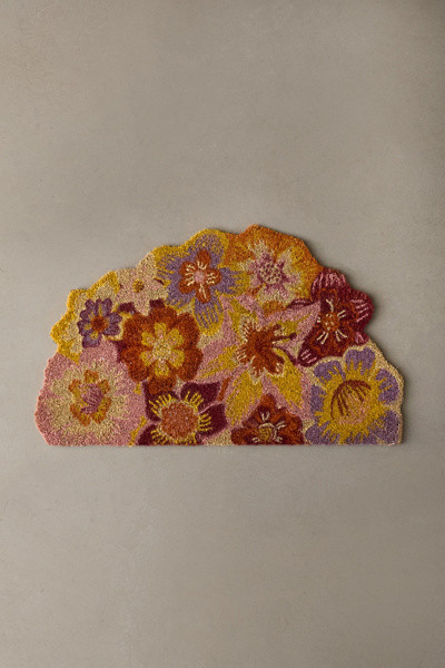 Floral Shaped Coir Doormat | Urban Outfitters (US and RoW)