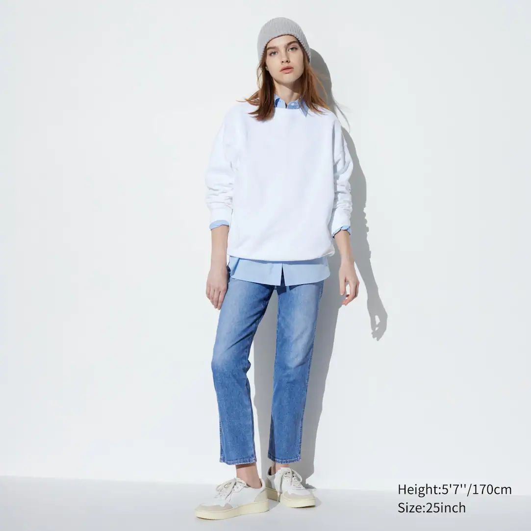 Gerade Jeans in 7/8-Länge (Slim Fit) | UNIQLO (DE)