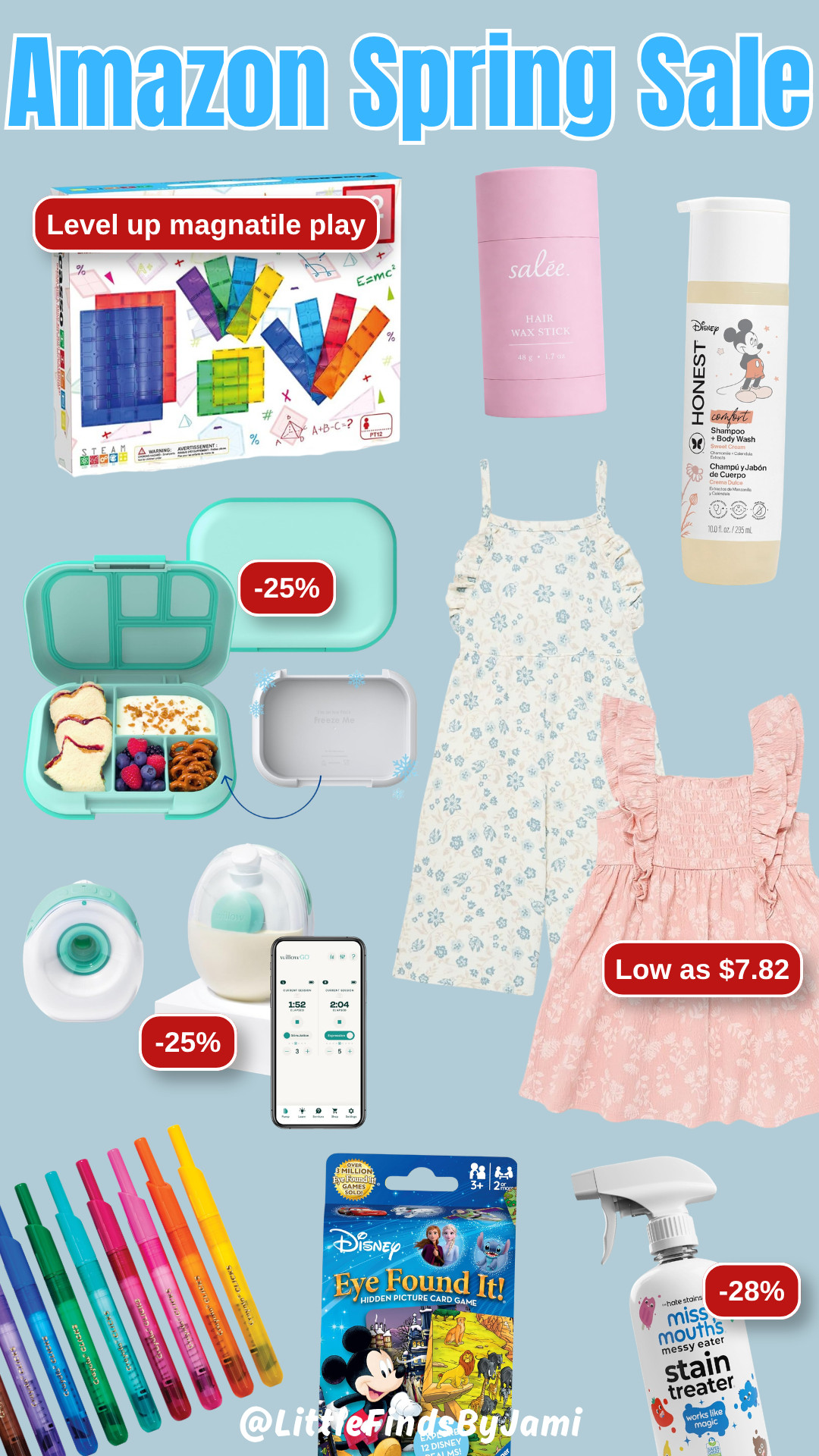 Amazon spring sale finds for toddlers kids and baby. Deals. Must haves. Girl mom. Boy mom. Markers. Screen free activities. Gift idea. Birthday.  

 #LTKmomlife #LTKSaleAlert #LTKKids