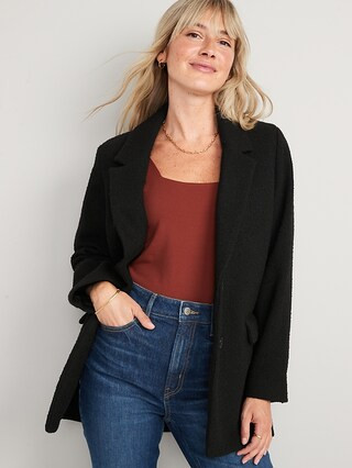 Soft-Brushed Oversized Blazer for Women | Old Navy (US)