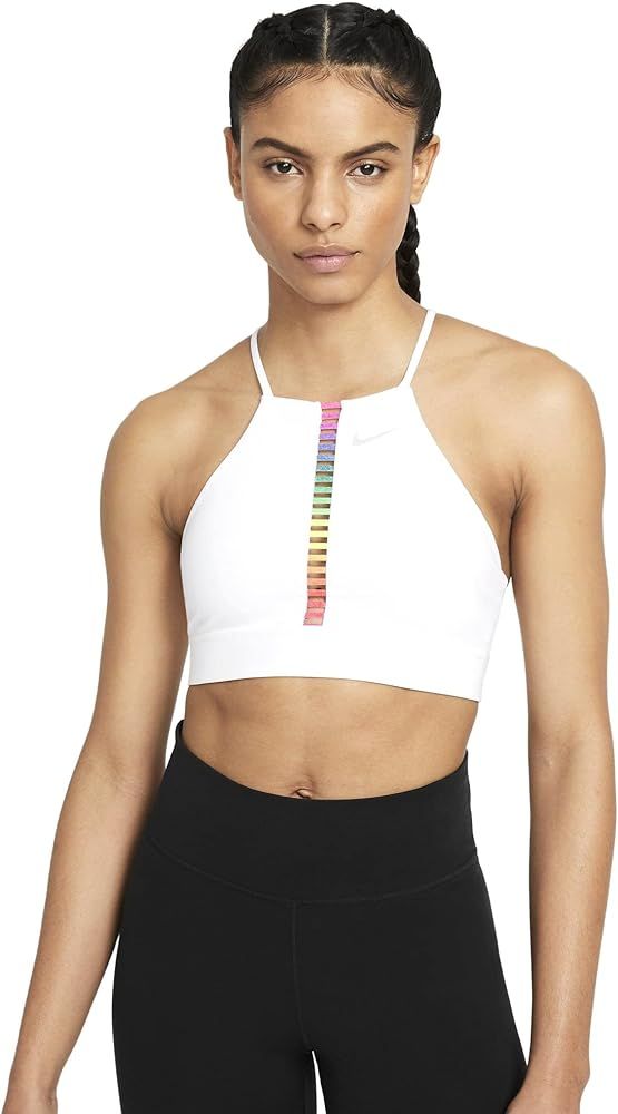 Nike Dri-FIT Indy Rainbow Ladder Women's Light-Support Sports Bra | Amazon (US)