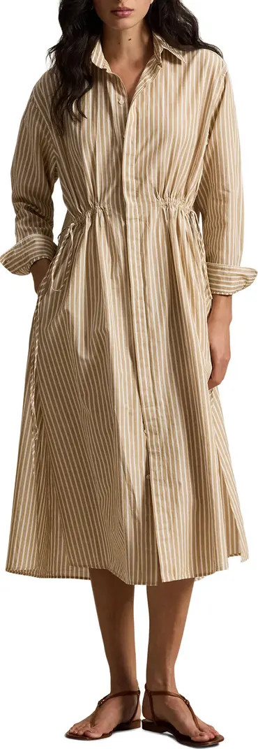 Long Sleeve Stripe Shirtdress | Nordstrom