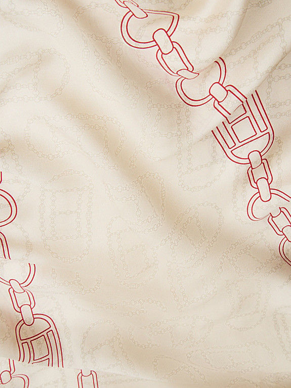 Woven Chain Pure Silk Scarf | Tommy Hilfiger UK