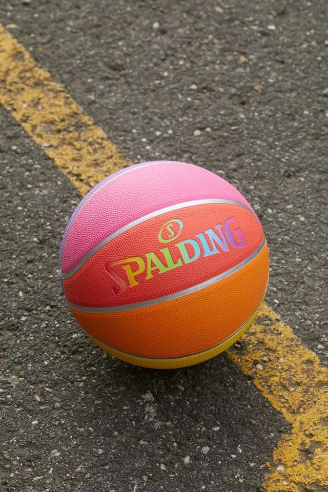 Spalding UO Exclusive Rainbow Basketball | Urban Outfitters (US and RoW)